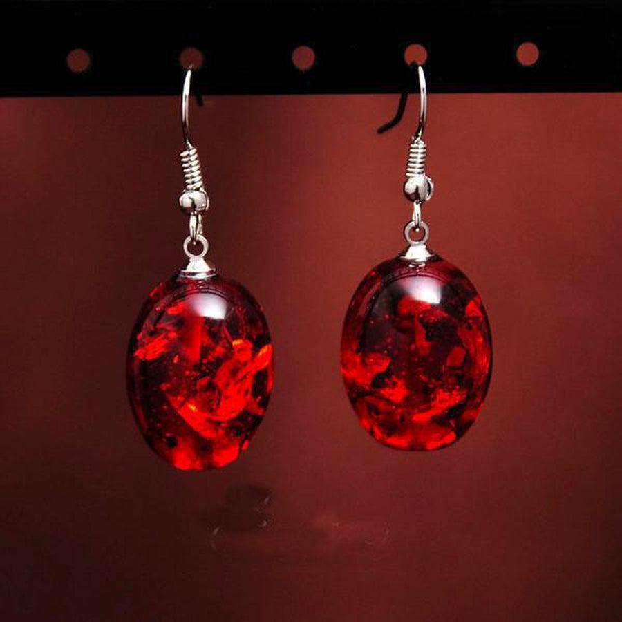 Boucles d’oreilles pendantes esprit rétro