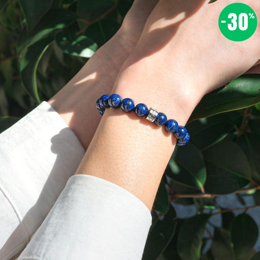 Bracelet « Amélioration de l’expression » en Lapis Lazuli