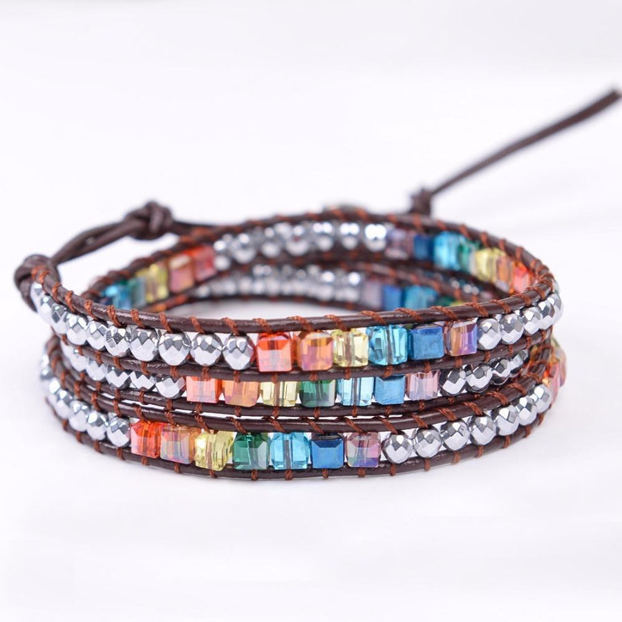 Bracelet «Ancrage et Harmonie» des 7 chakras