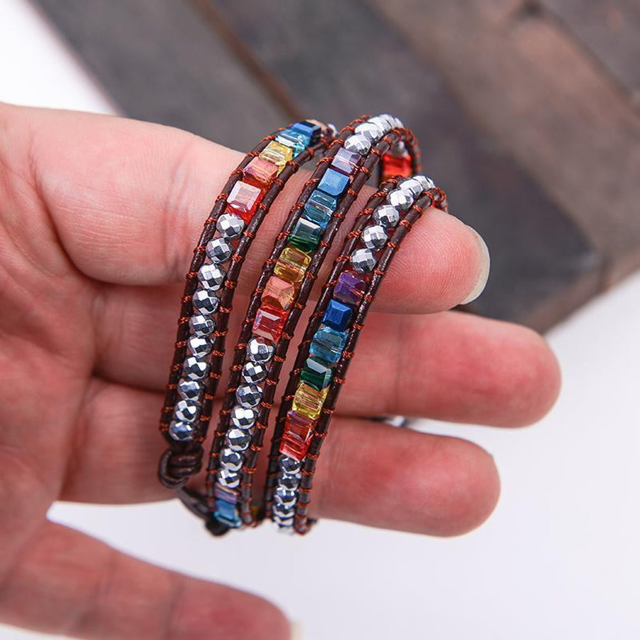 Bracelet «Ancrage et Harmonie» des 7 chakras