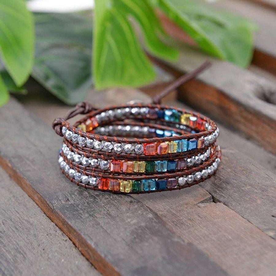 Bracelet «Ancrage et Harmonie» des 7 chakras