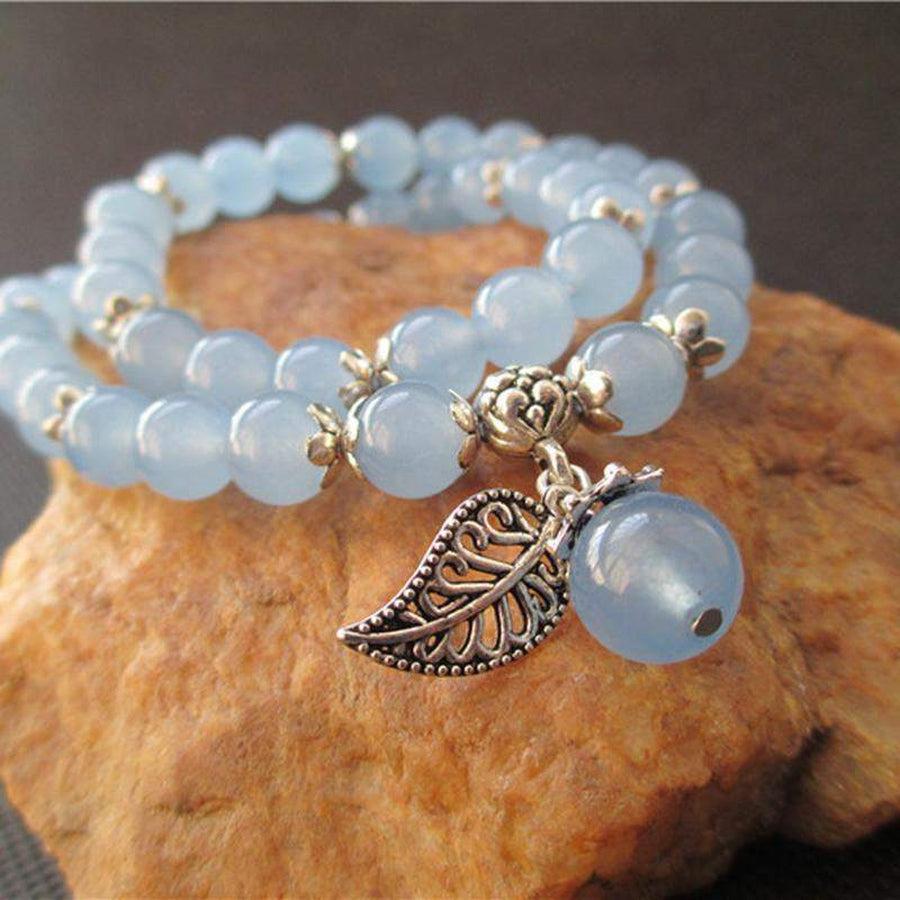 Bracelet «anti-fatigue» en calcedoine