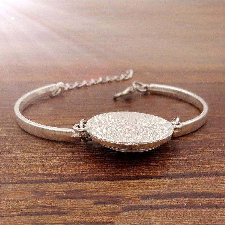 Bracelet bouddhiste cabochon Sri Yantra sacré