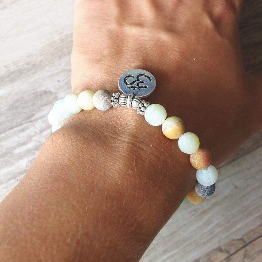 Bracelet «Charm» en Amazonite