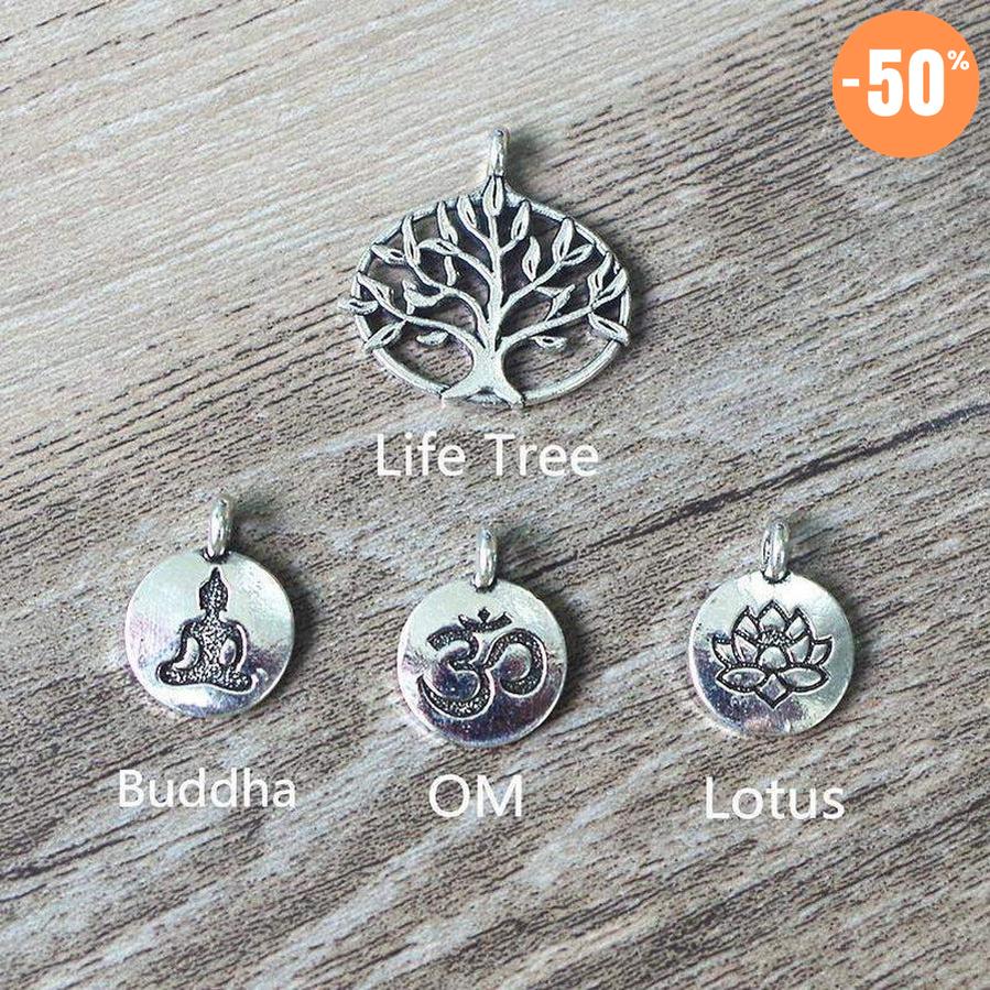 Bracelet «Charm» en calcite orange