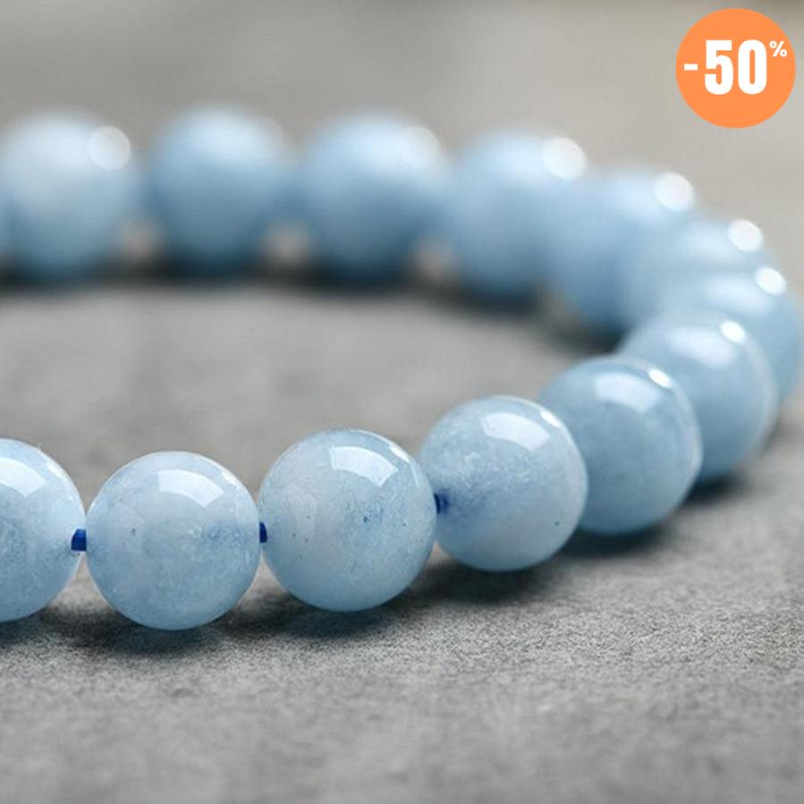 Bracelet «Clarté de l'esprit» en aigue-marine
