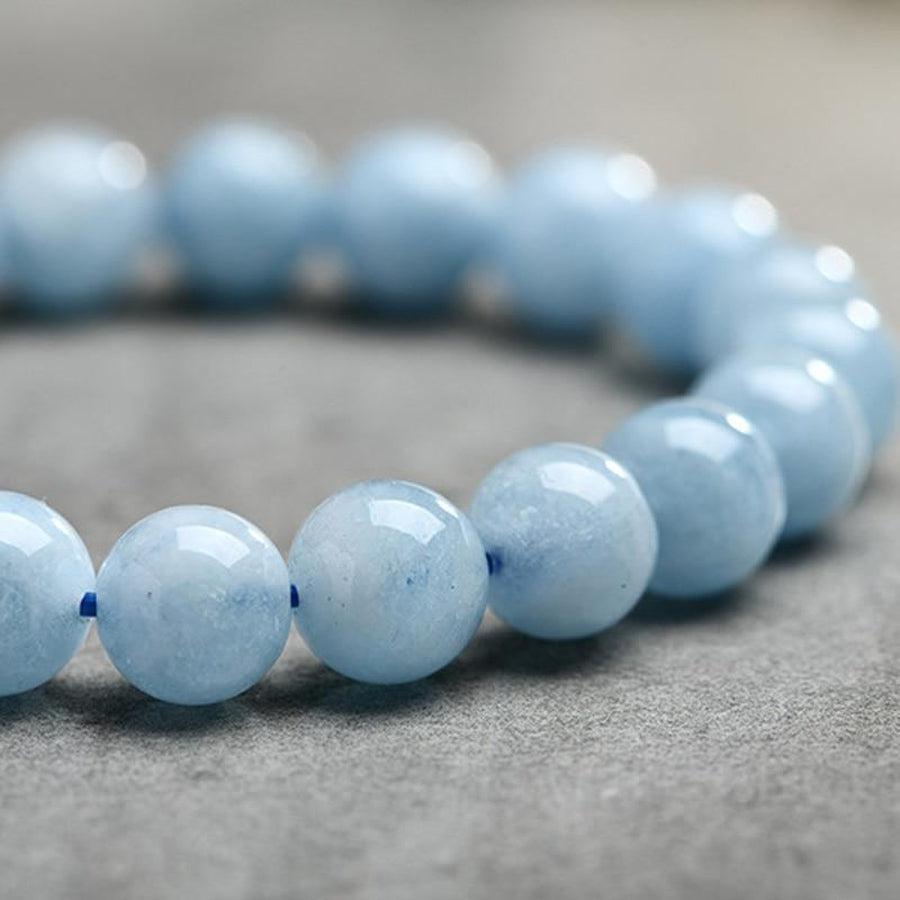 Bracelet «Clarté de l'esprit» en aigue-marine