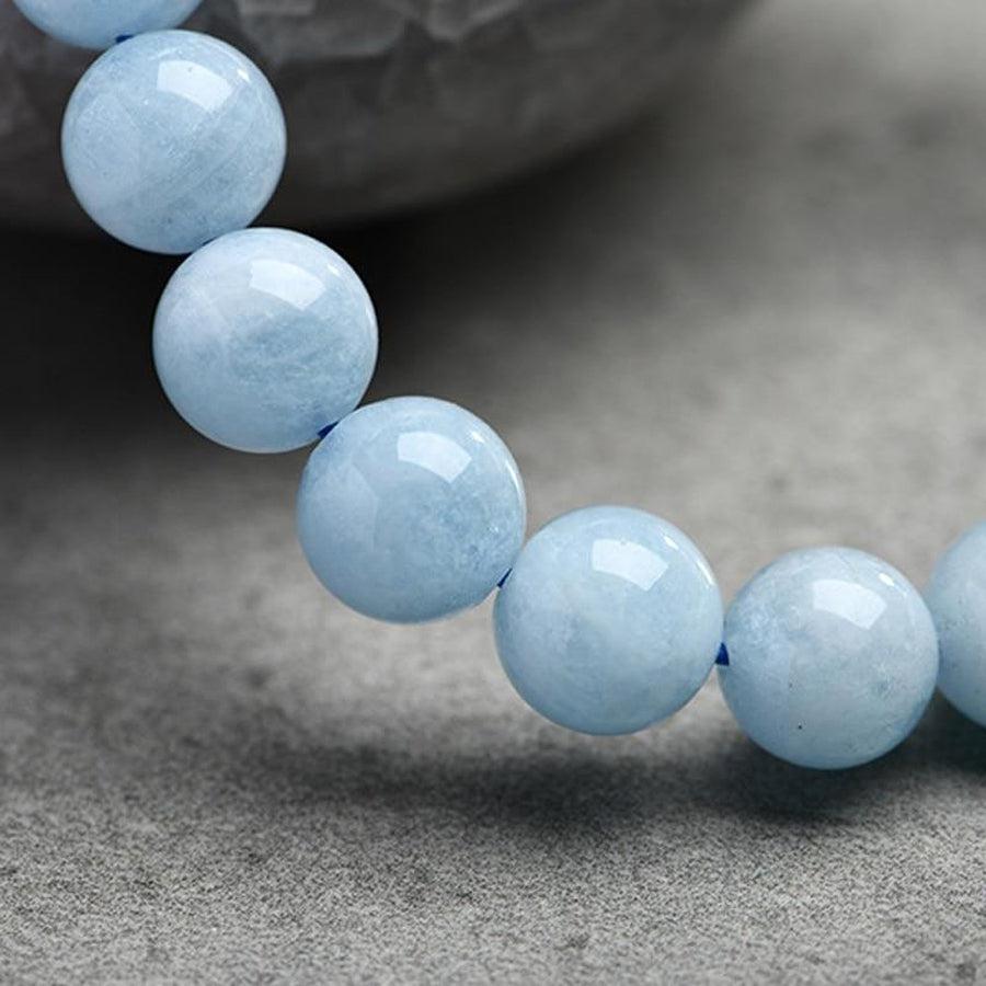 Bracelet «Clarté de l'esprit» en aigue-marine