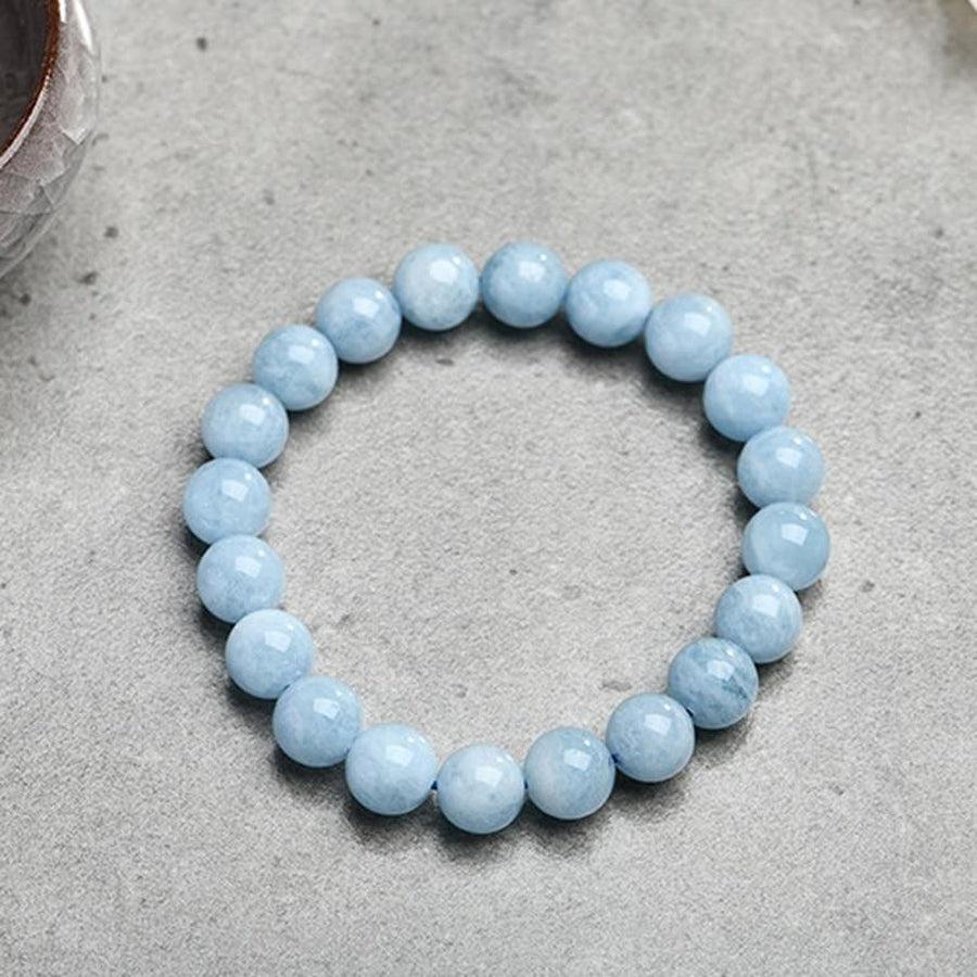 Bracelet «Clarté de l'esprit» en aigue-marine