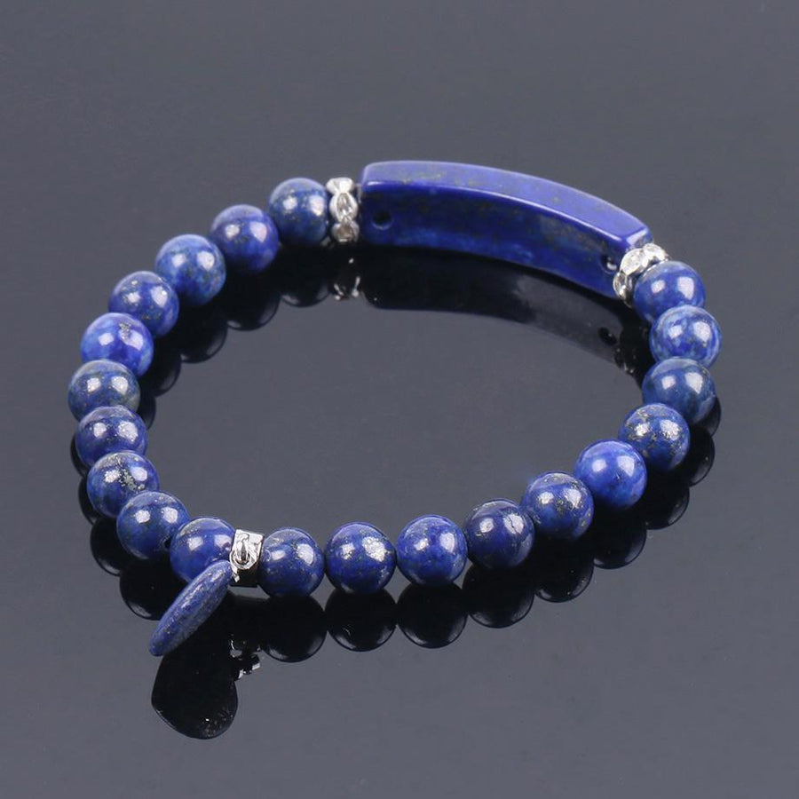 Bracelet cœur en Lapis Lazuli
