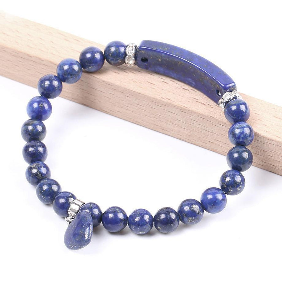 Bracelet cœur en Lapis Lazuli