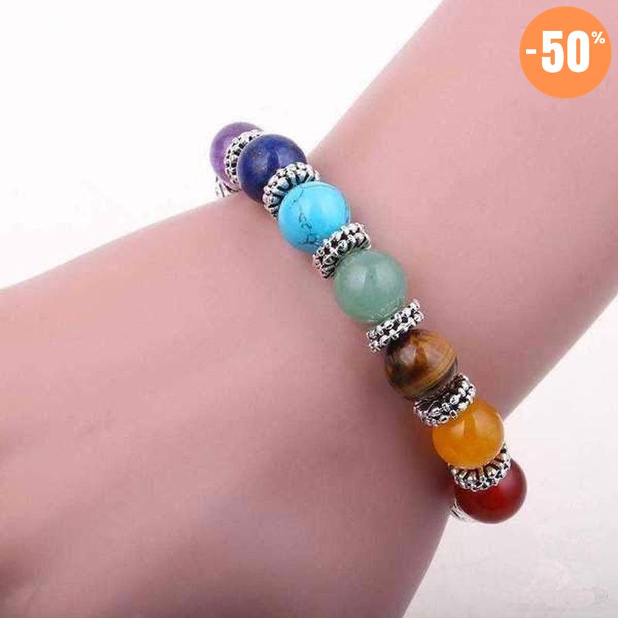 Bracelet d'AMOUR et de VITALITE des 7 chakras