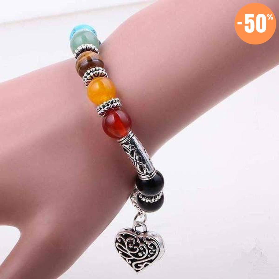 Bracelet d'AMOUR et de VITALITE des 7 chakras