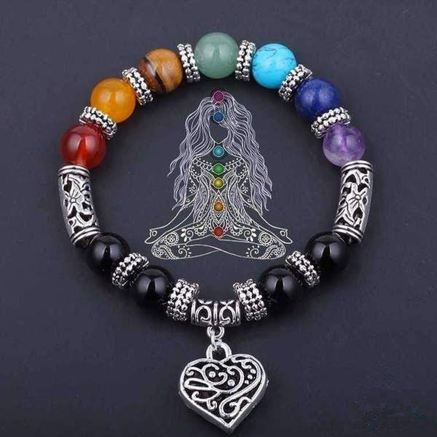 Bracelet d'AMOUR et de VITALITE des 7 chakras