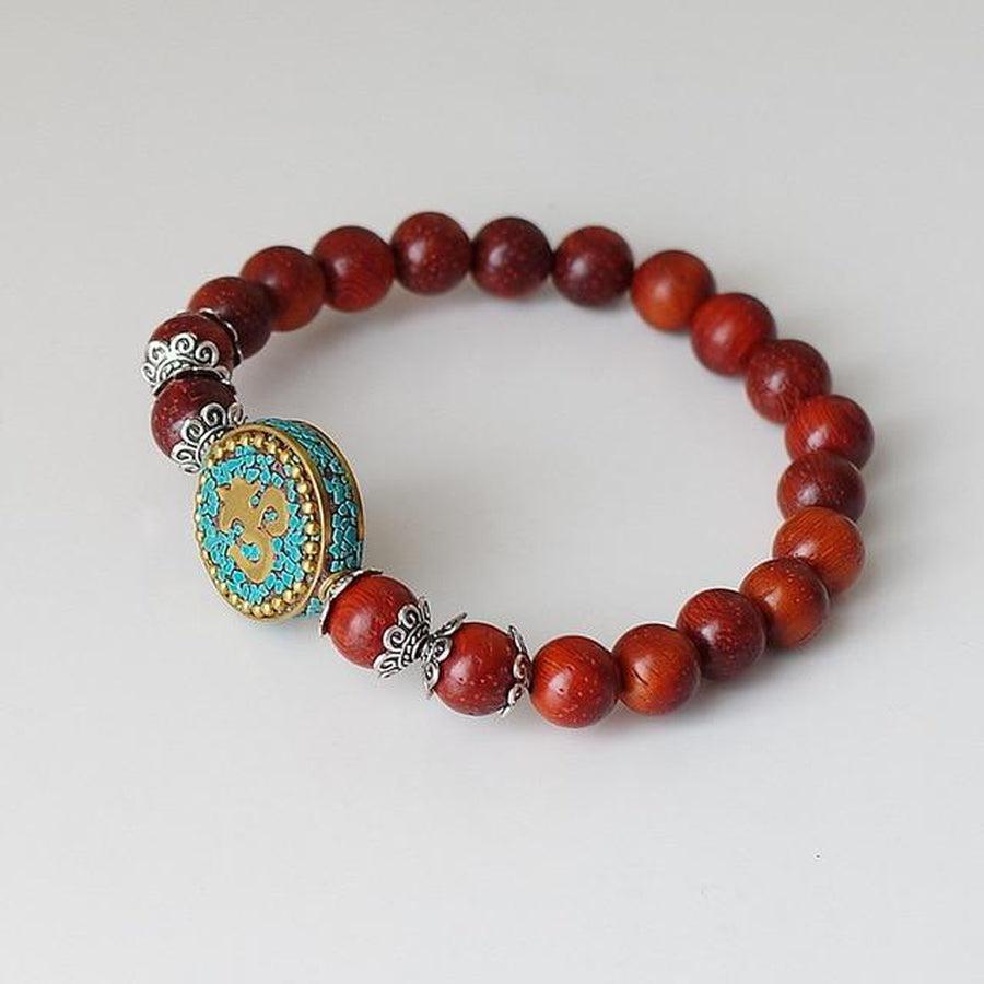 Bracelet de chance « Om » en bois