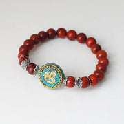 Bracelet de chance « Om » en bois