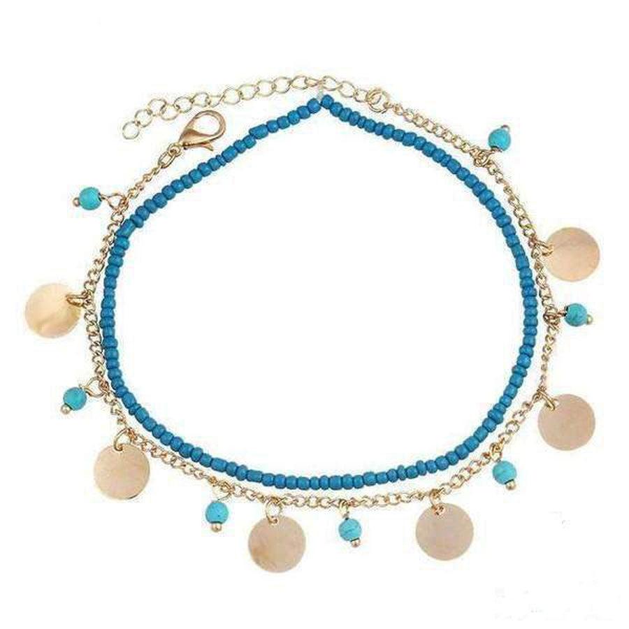 Bracelet de cheville style bohemien