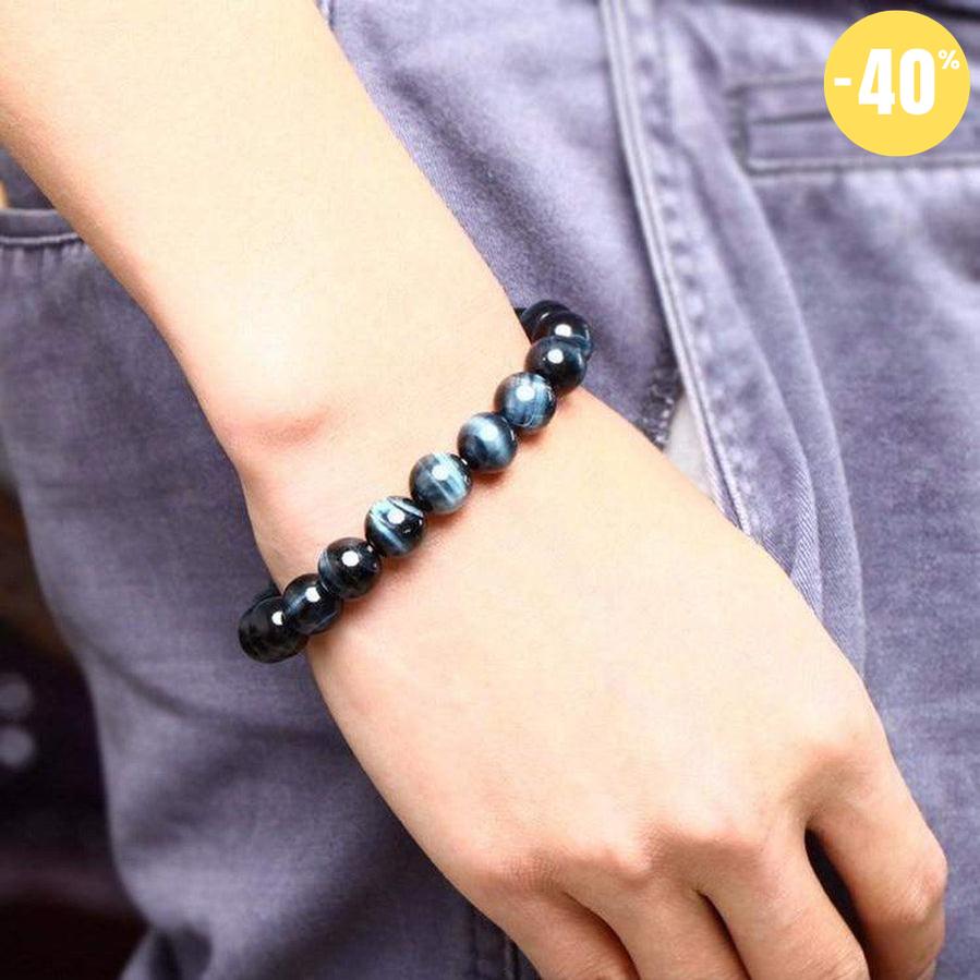 Bracelet de PROTECTION Oeil de Faucon (ou Oeil de Tigre Bleu)
