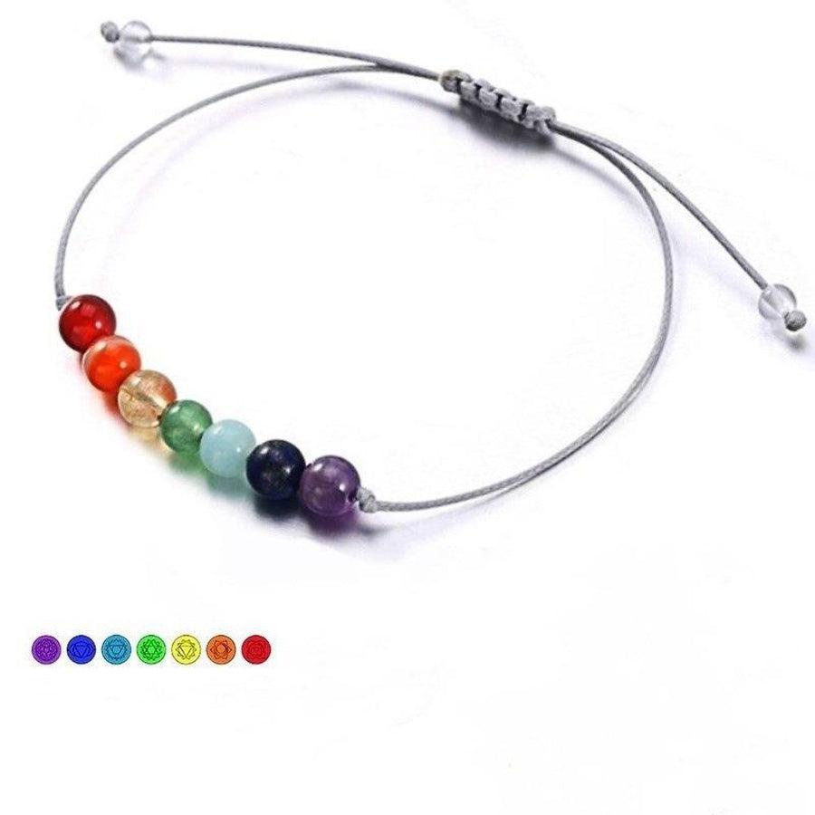 Bracelet de « souhait » des 7 Chakras