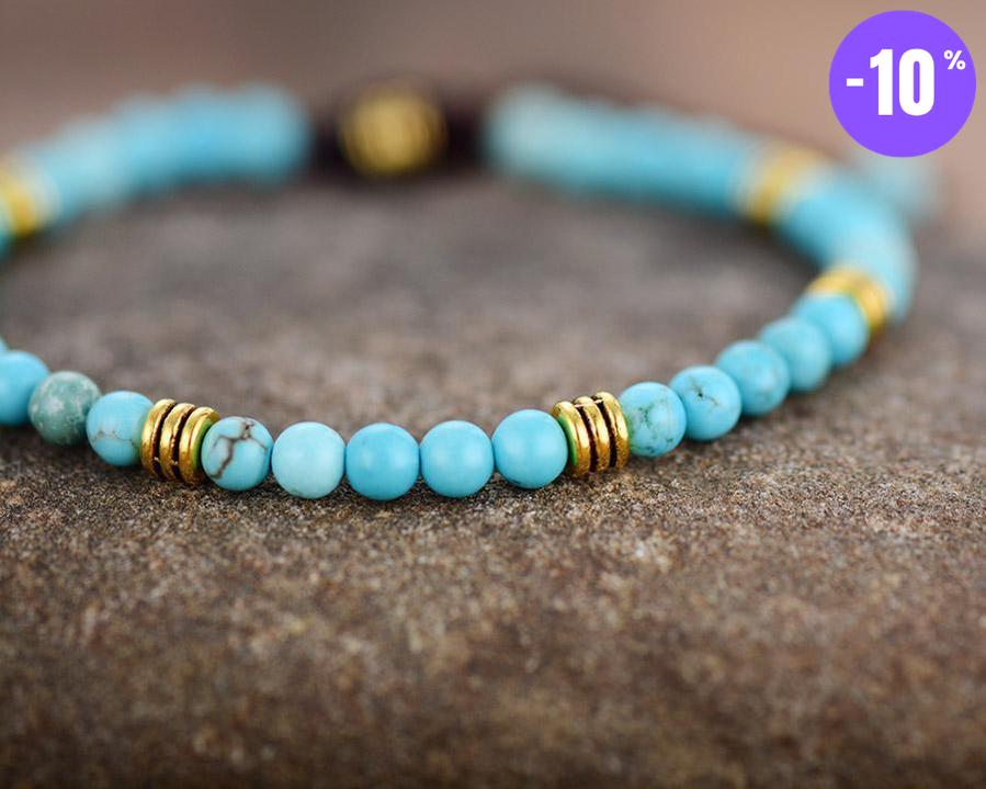 Bracelet des amoureux en Turquoise naturelle