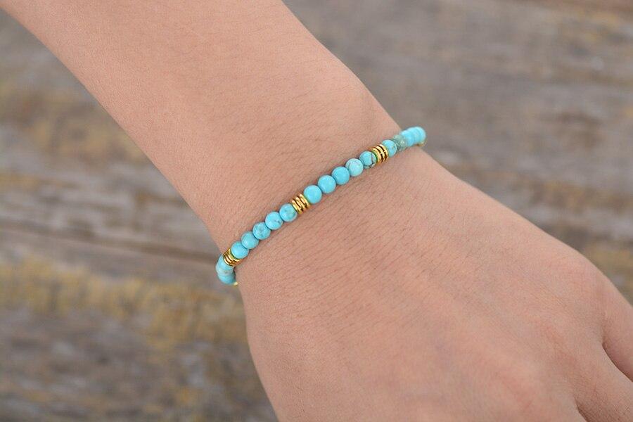 Bracelet des amoureux en Turquoise naturelle