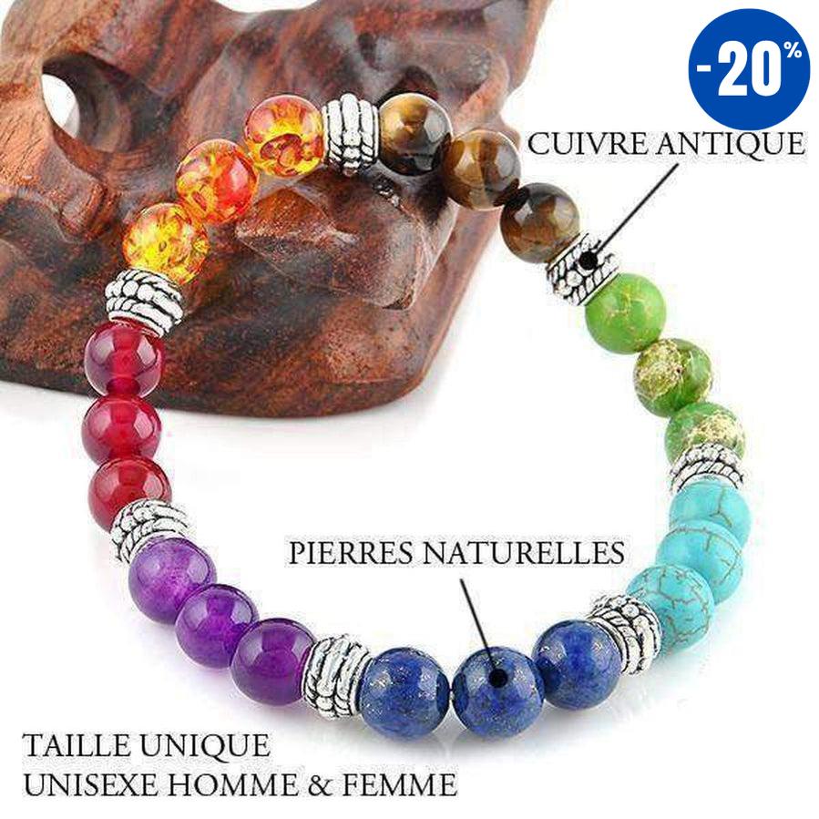 Bracelet d'harmonisation des 7 Chakras