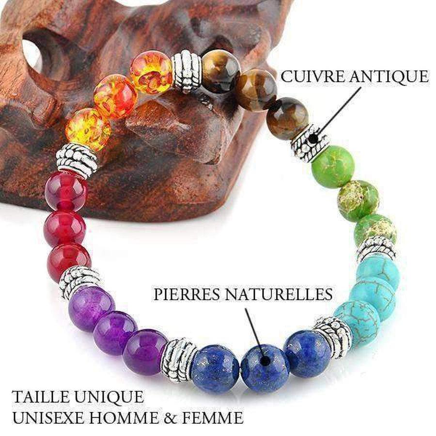 Bracelet d'harmonisation des 7 Chakras