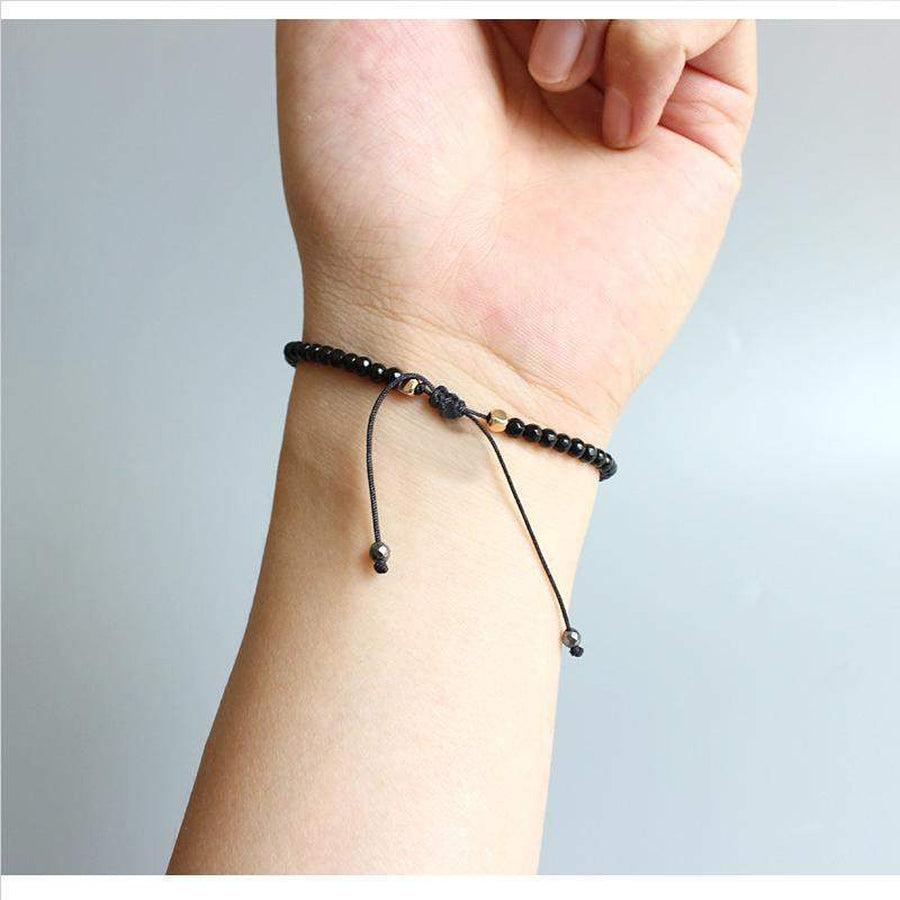 Bracelet d'harmonisation des 7 Chakras en Cristal de Roche