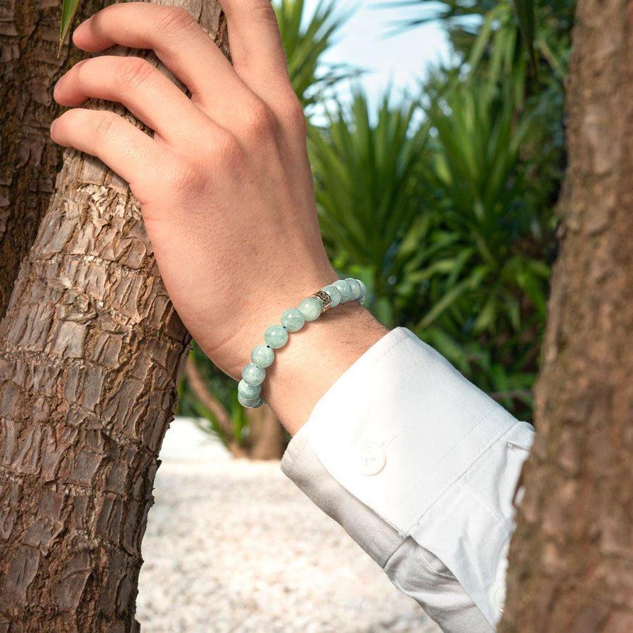 Bracelet « d’Intuition » en Aigue-Marine du Brésil