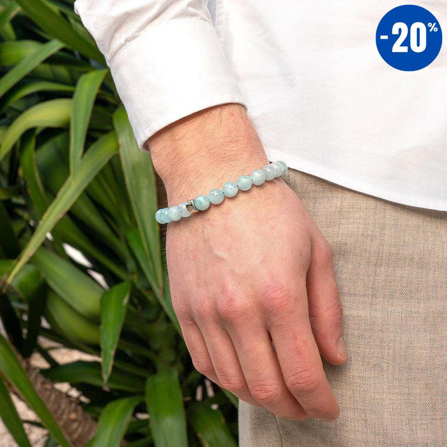Bracelet « d’Intuition » en Aigue-Marine du Brésil