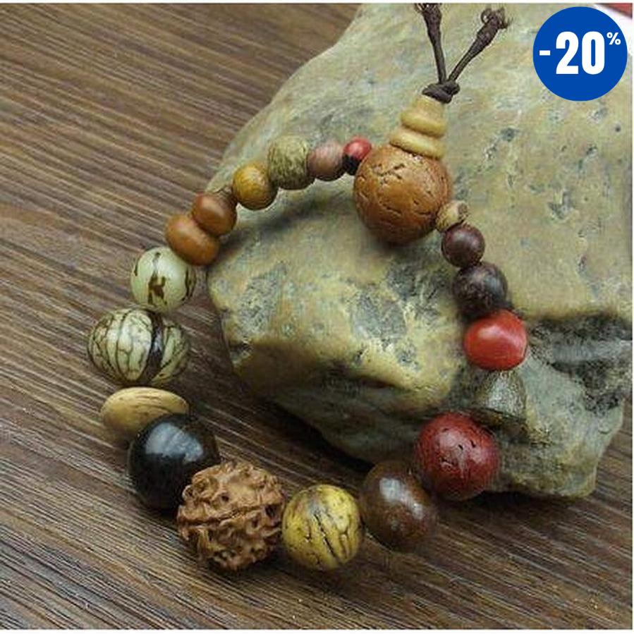 Bracelet en graines de Bodhi fait main