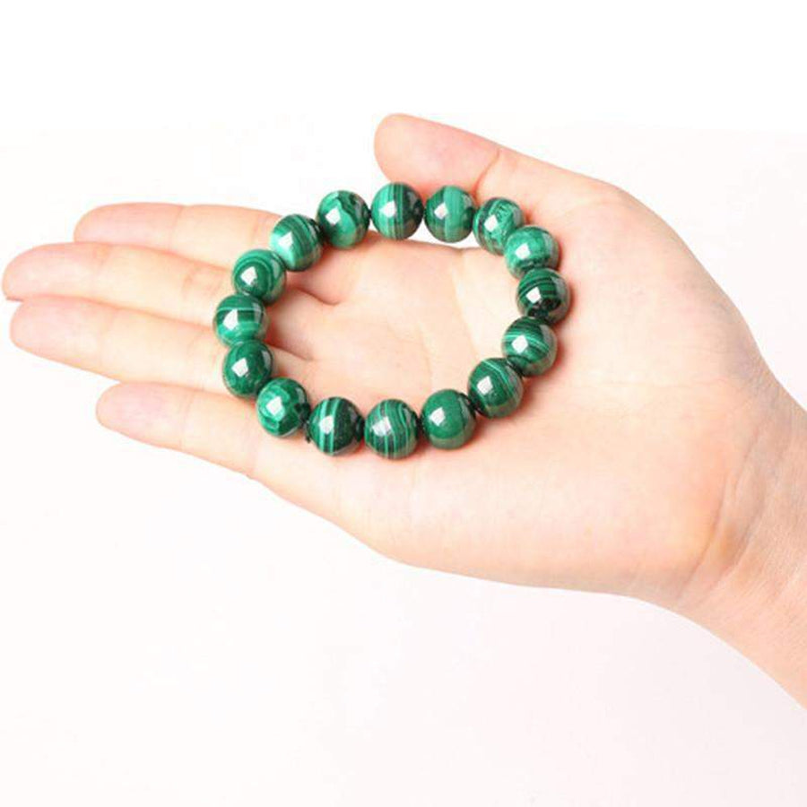 Bracelet en Malachite synthétique