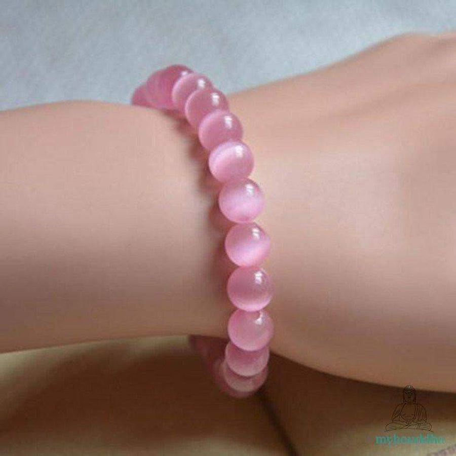 Bracelet en Opale Rose des Andes