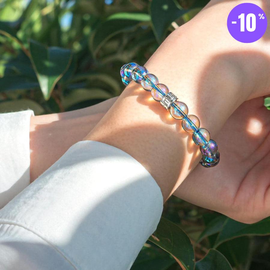Bracelet « Énergie spirituelle » en Quartz Aura