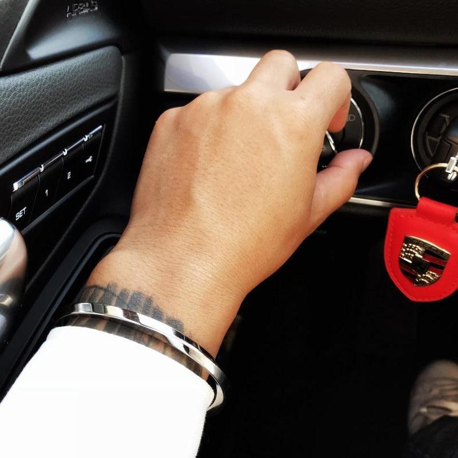 Bracelet « Jonc » en acier Titane
