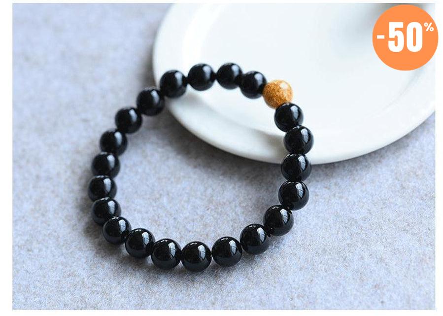 Bracelet « maitrise et anti-stress » en Onyx noir