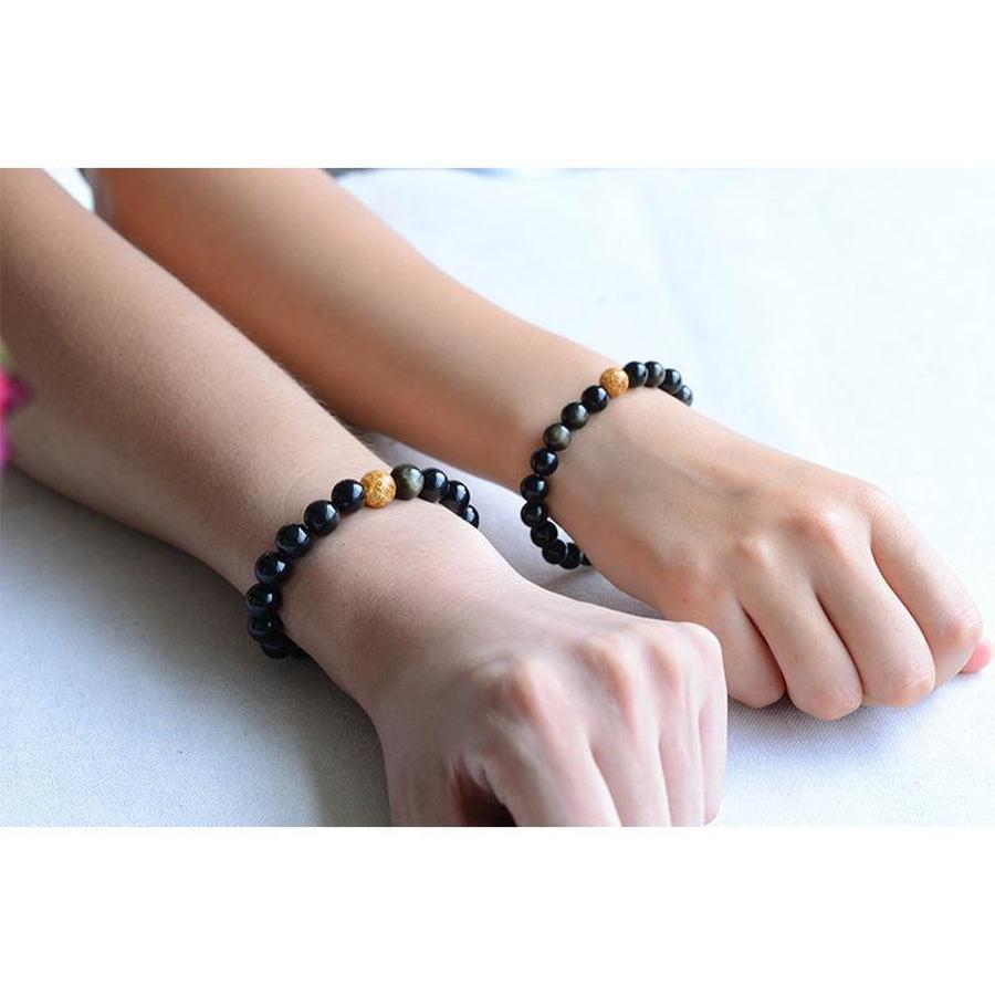 Bracelet « maitrise et anti-stress » en Onyx noir