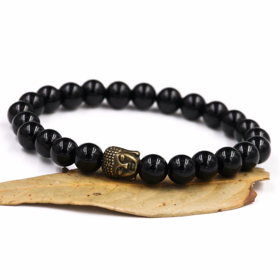 Bracelet «Maitrise et Confiance en soi» en Onyx noir