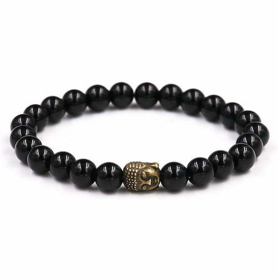 Bracelet «Maitrise et Confiance en soi» en Onyx noir