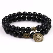 Bracelet «Maitrise et Confiance en soi» en Onyx noir