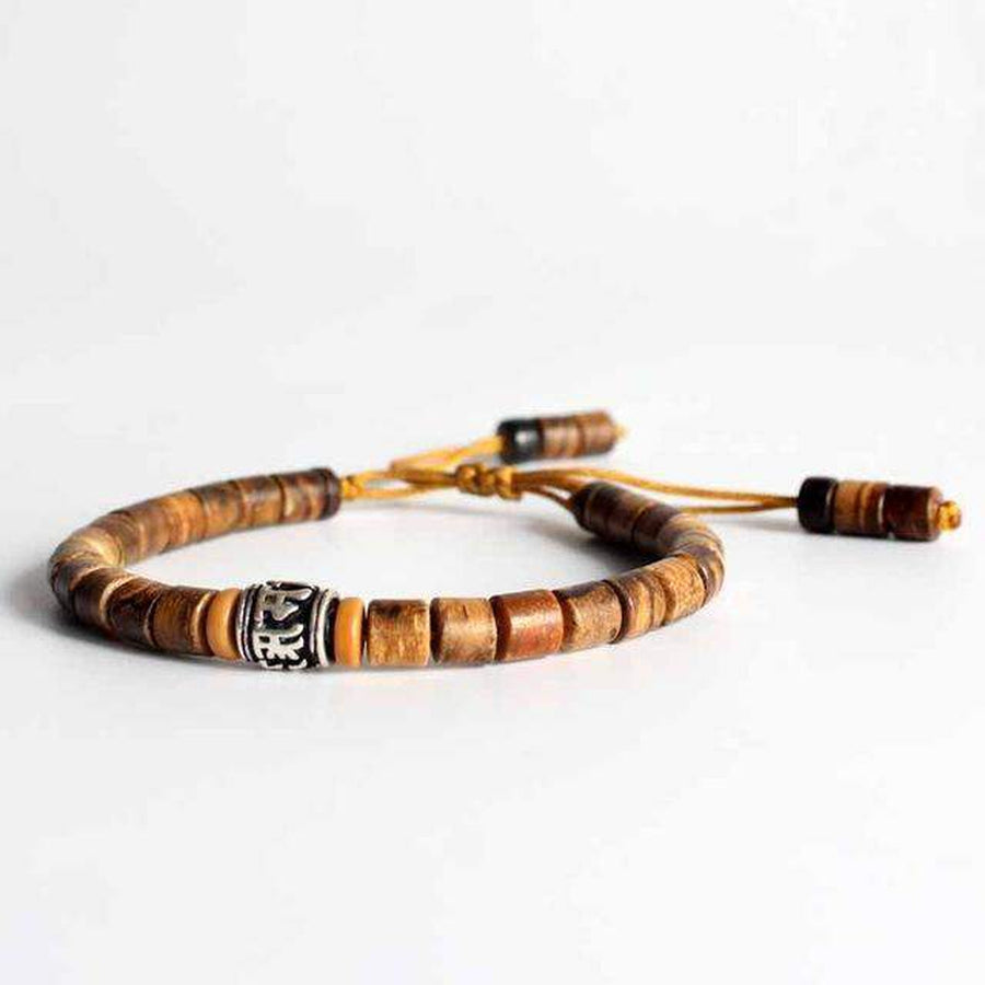 Bracelet Mantra en bois d'Olivier Poncé