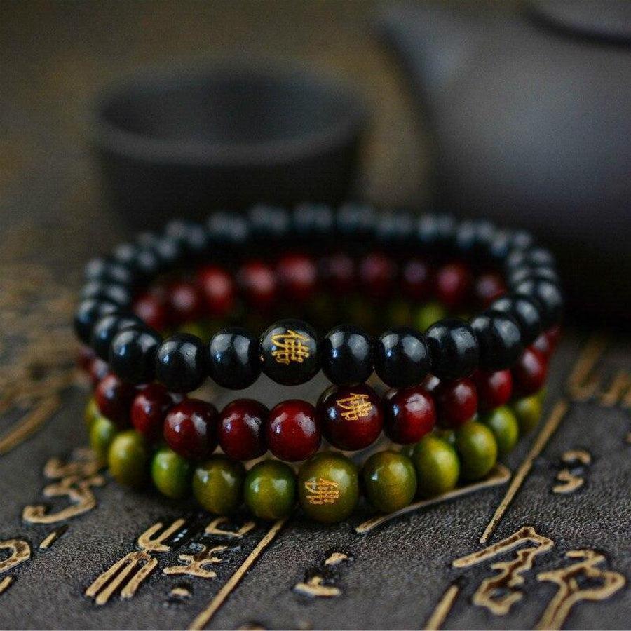 Bracelet Nenju de la Chance en Bois de Santal