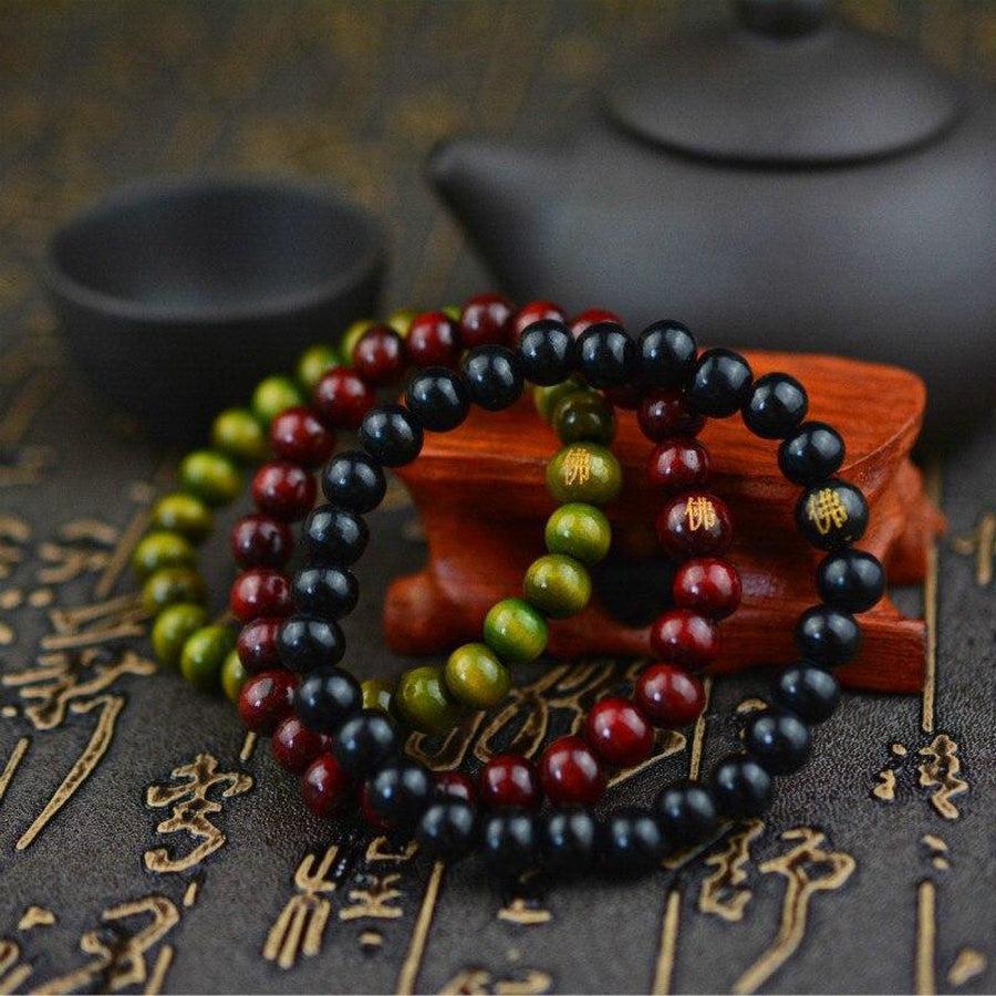 Bracelet Nenju de la Chance en Bois de Santal
