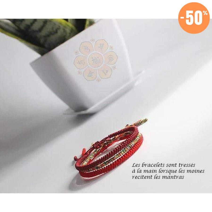 Bracelet porte-bonheur tressé à la main (comme celui de Leonardo DiCaprio)