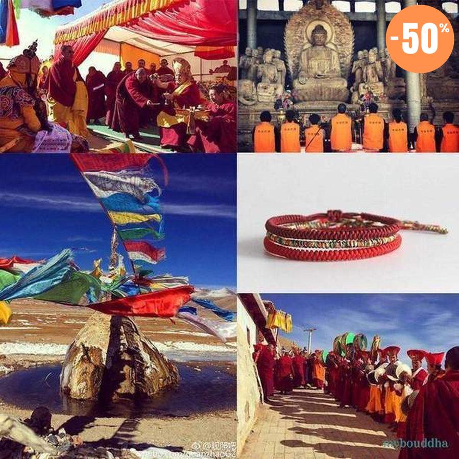 Bracelet porte-bonheur tressé à la main (comme celui de Leonardo DiCaprio)