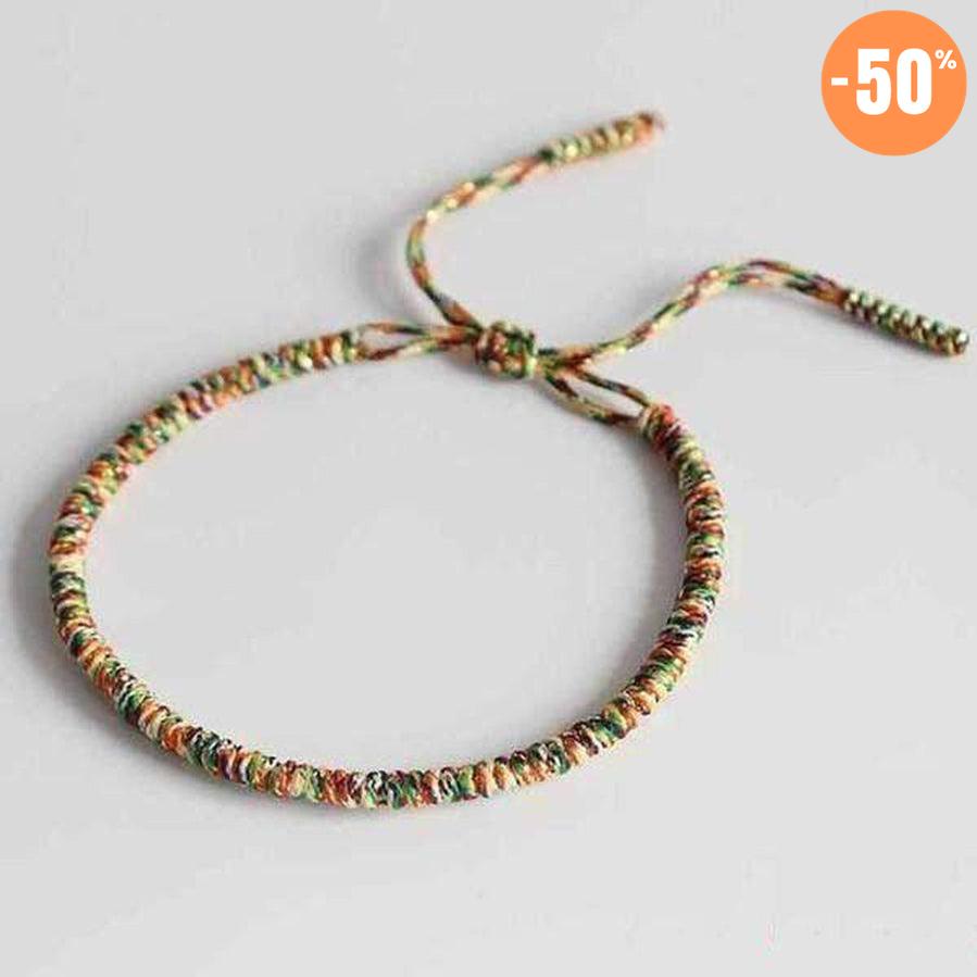 Bracelet porte-bonheur tressé à la main (comme celui de Leonardo DiCaprio)