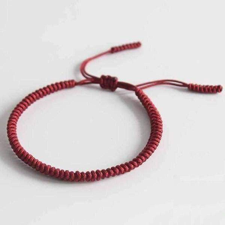 Bracelet porte-bonheur tressé à la main (comme celui de Leonardo DiCaprio)