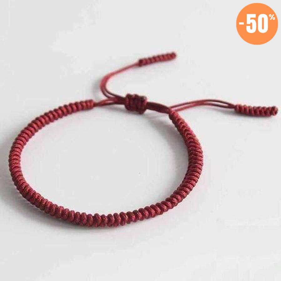 Bracelet porte-bonheur tressé à la main (comme celui de Leonardo DiCaprio)