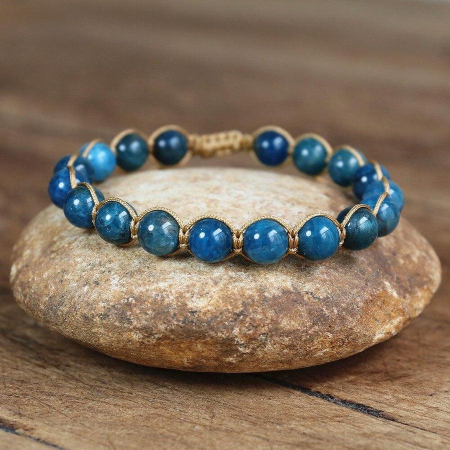 Bracelet Shamballa en Apatite
