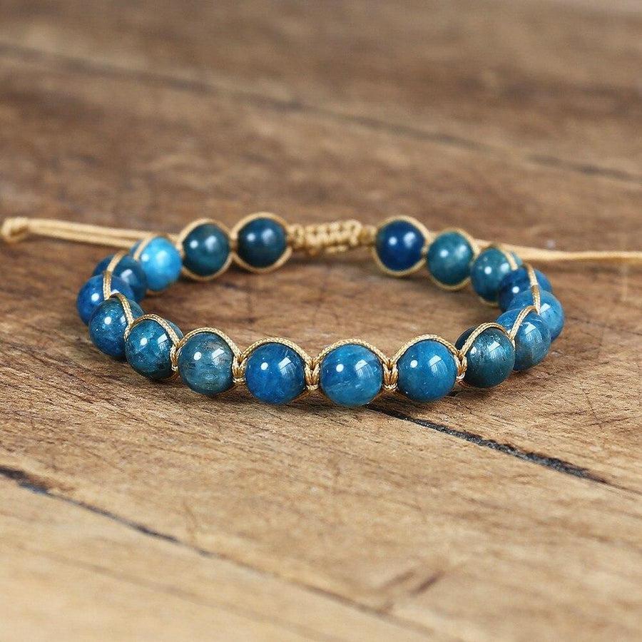 Bracelet Shamballa en Apatite